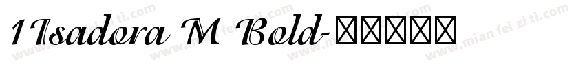 1Isadora M Bold字体转换